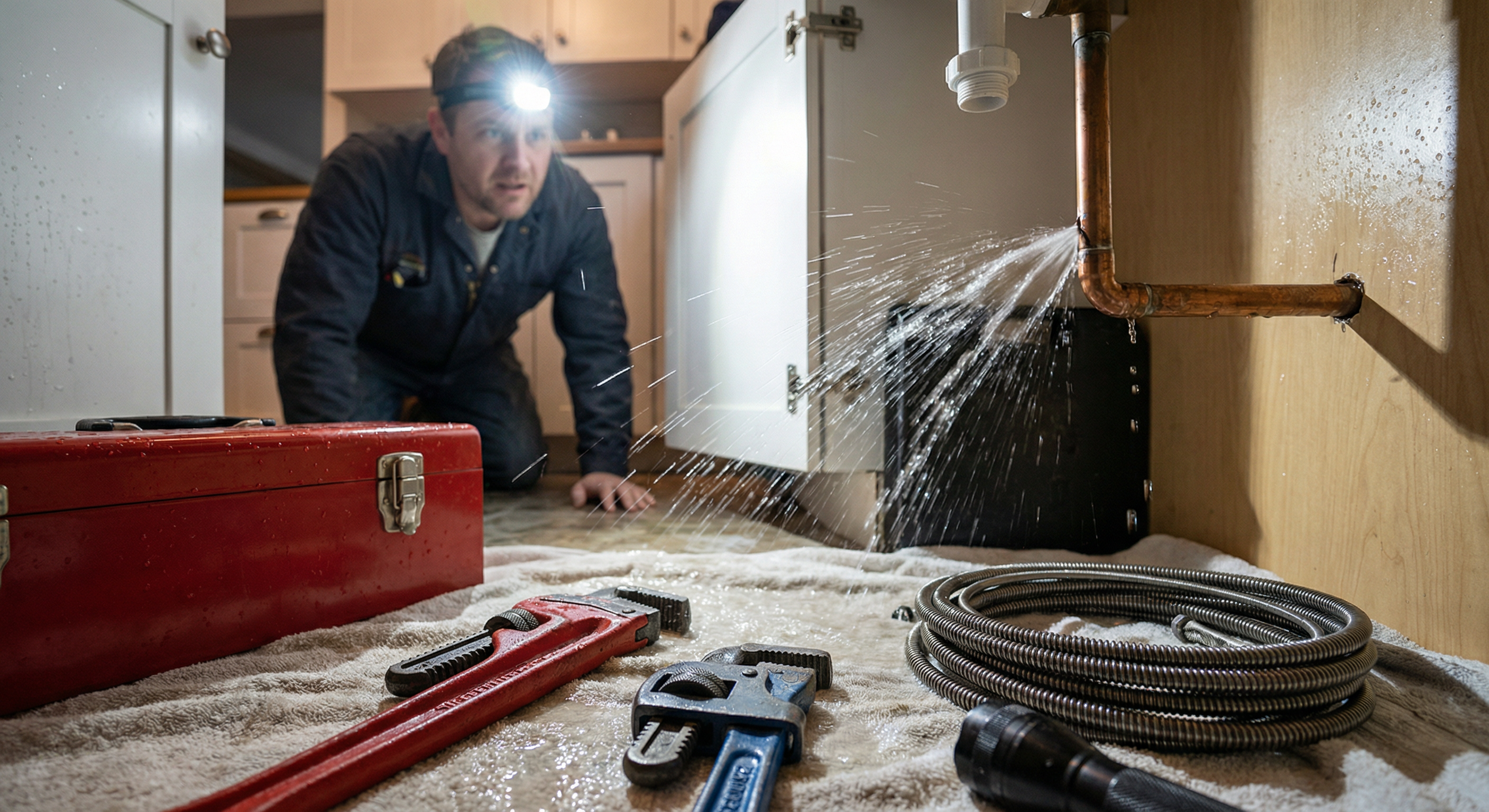 Emergency plumbing repair