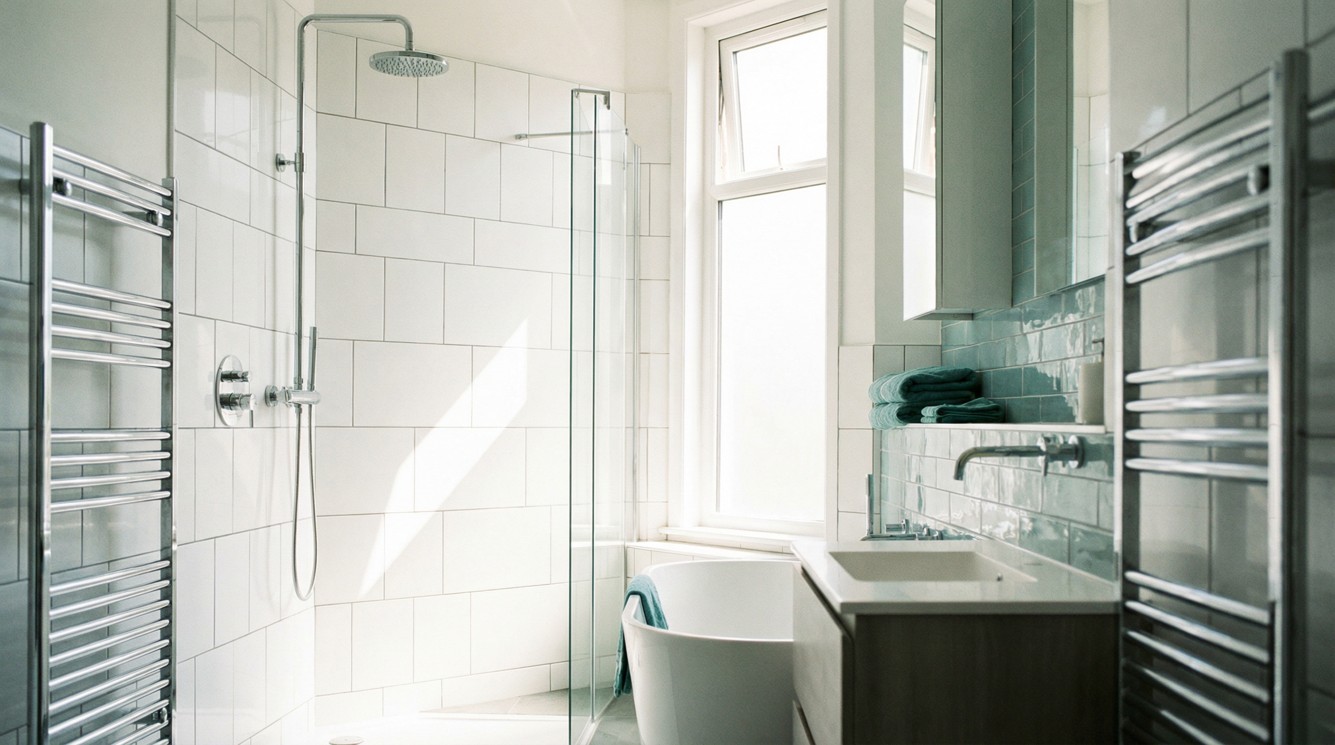 Modern bathroom installation by G Sutton Plumbing